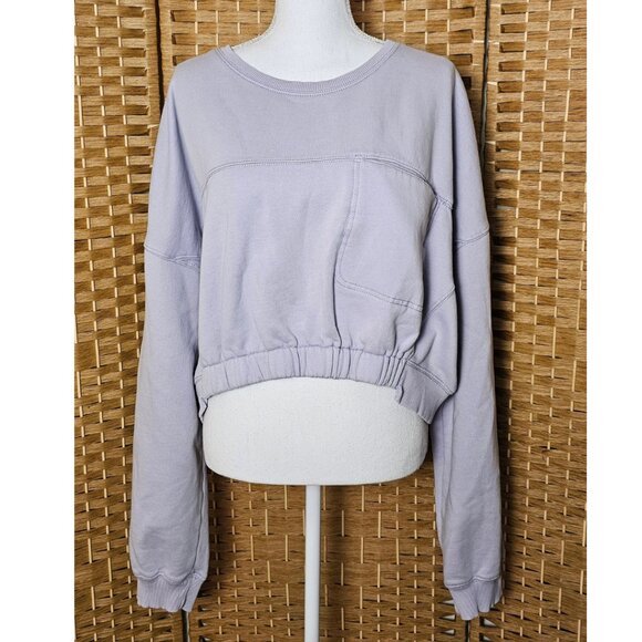 Free People Movement Cropped Sweatshirt XL - Picture 1 of 6